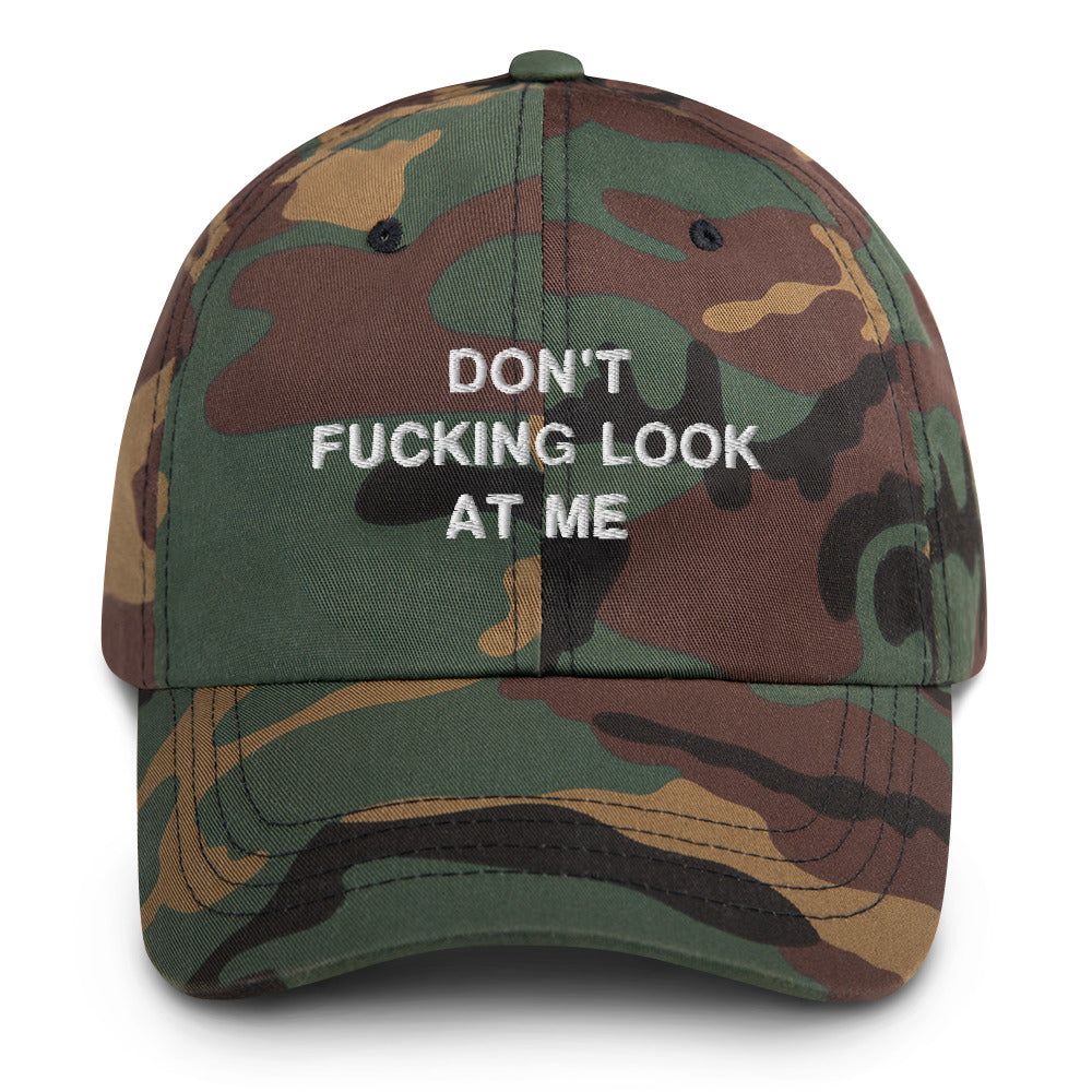 "Don't Look At Me" Dad Hat - DripDrip Apparel