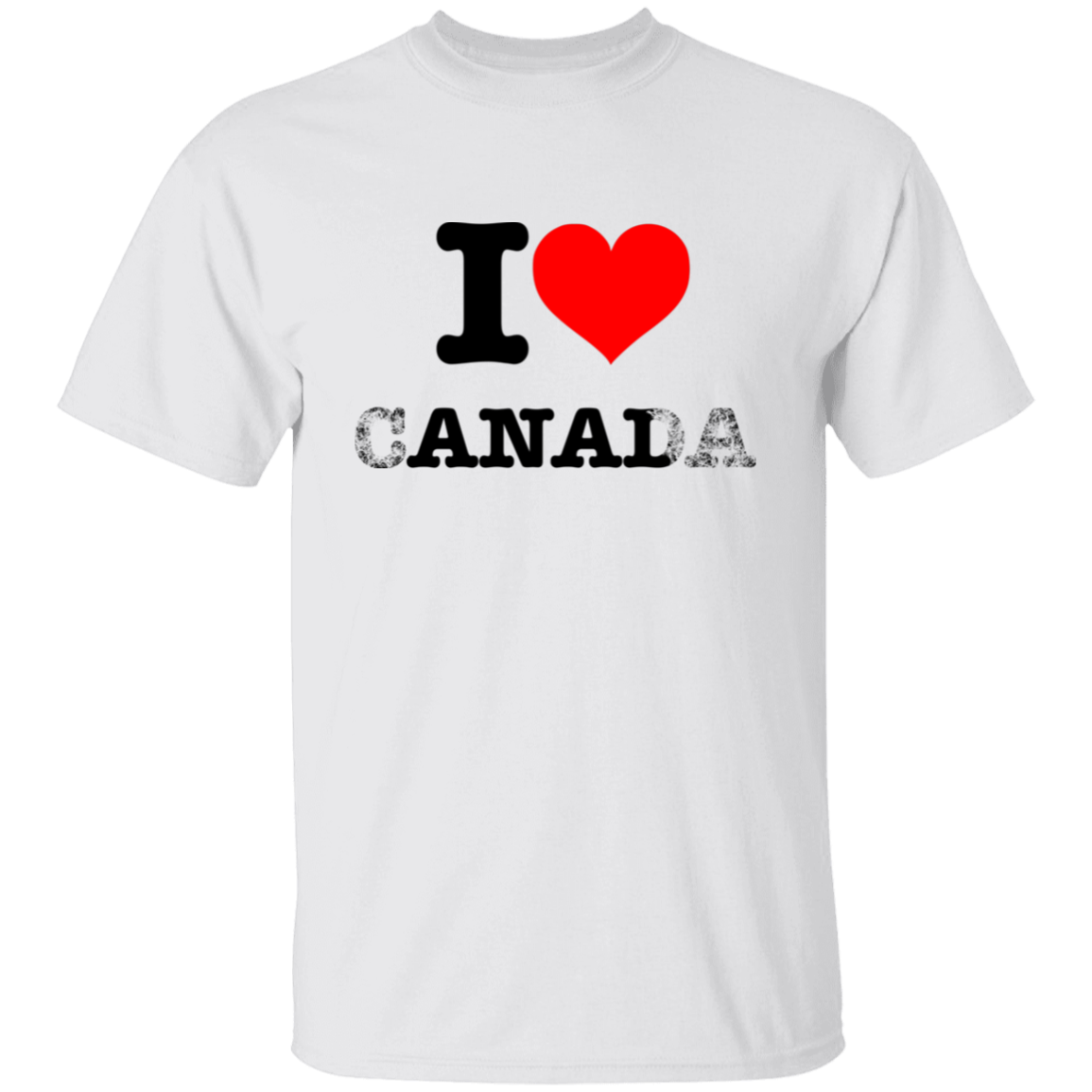 "I Love Canada" Shirt - White