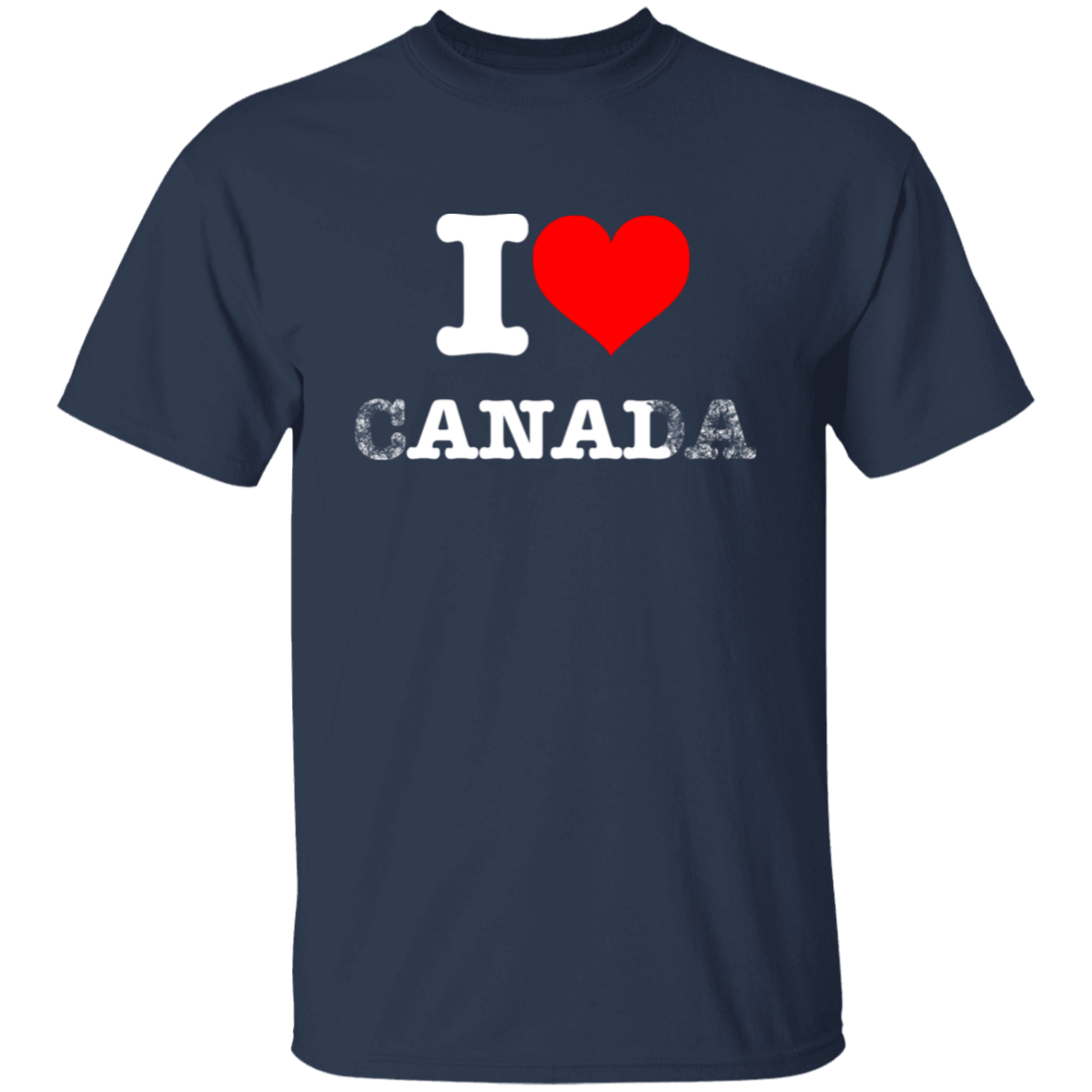 "I Love Canada" Shirt - Navy