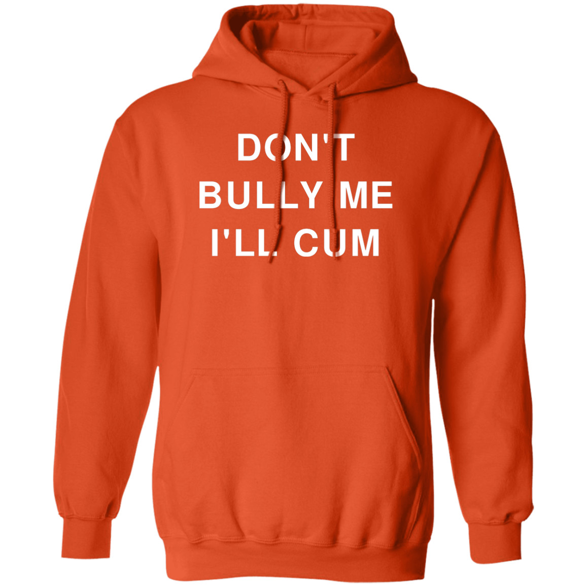 "Don't Bully Me I'll Cum" Hoodie - DripDrip Apparel