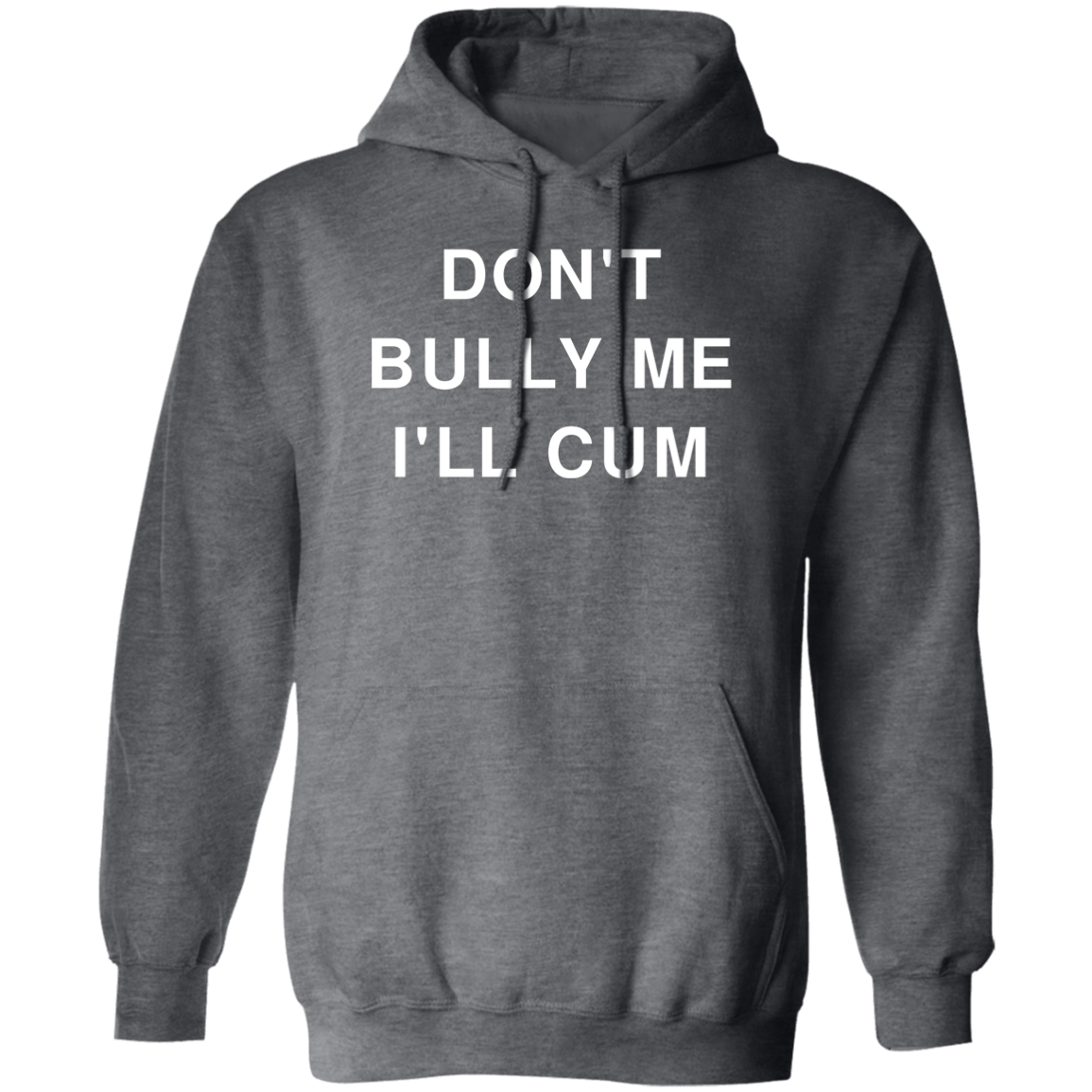 "Don't Bully Me I'll Cum" Hoodie - DripDrip Apparel