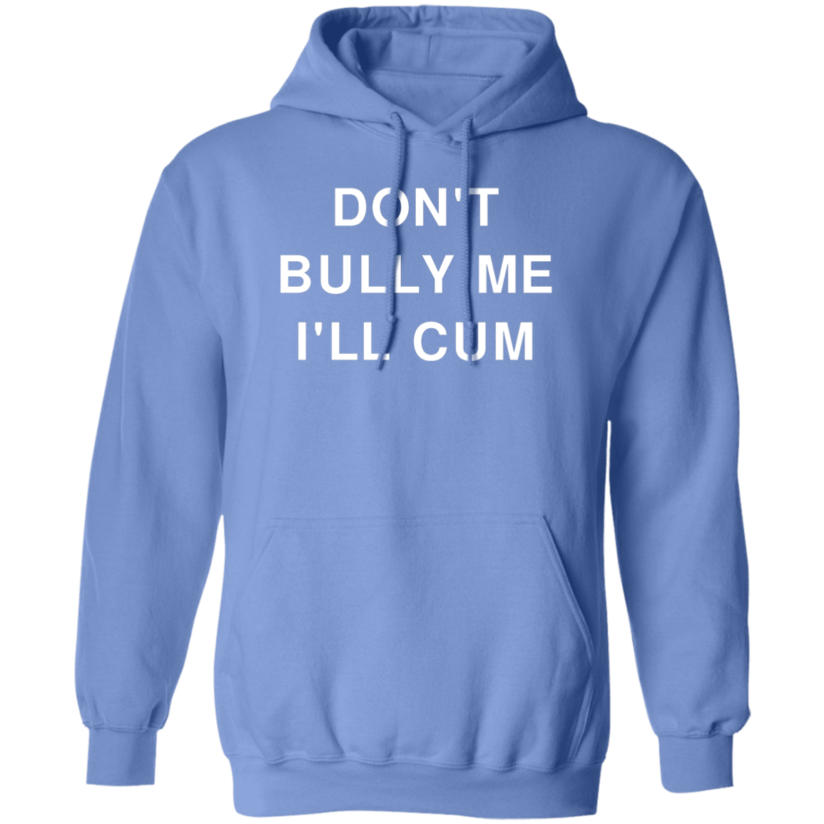 "Don't Bully Me I'll Cum" Hoodie - DripDrip Apparel
