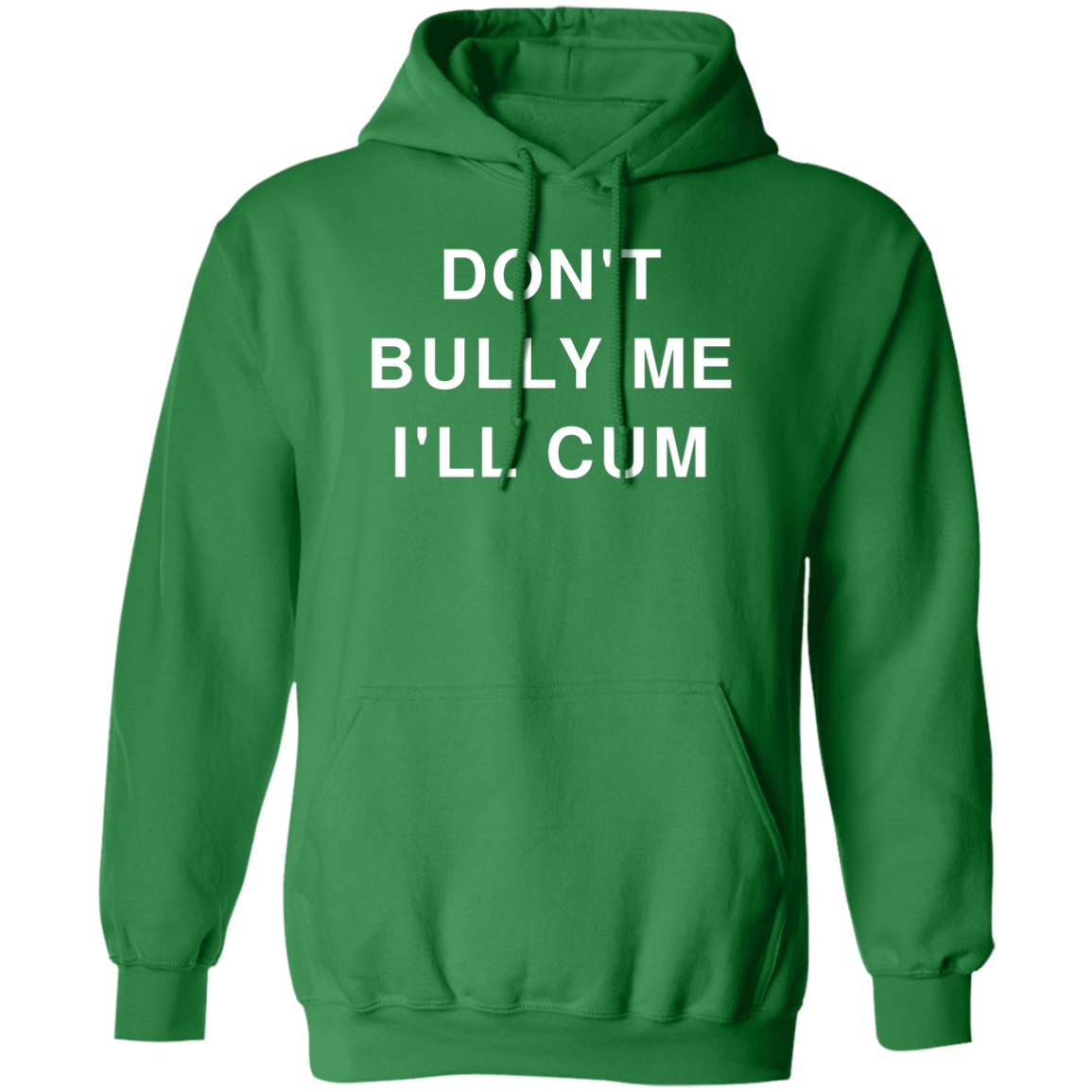 "Don't Bully Me I'll Cum" Hoodie - DripDrip Apparel